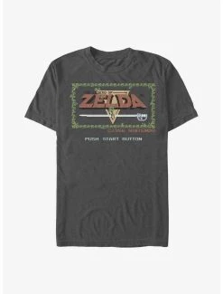 Gamer The Legend Of Zelda Pixelated Game Intro T-Shirt