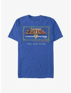 Gamer The Legend Of Zelda Pixelated Game Intro T-Shirt