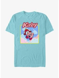 Gamer Kirby Umbrella Starry Flight T-Shirt