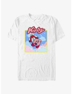 Gamer Kirby Umbrella Starry Flight T-Shirt