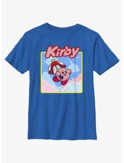 Gamer Kirby Umbrella Starry Flight Youth T-Shirt