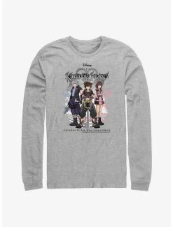 Gamer Kingdom Hearts Riku, Sora, And Kairi Group Long-Sleeve T-Shirt