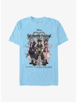 Gamer Kingdom Hearts Riku, Sora, And Kairi Group T-Shirt