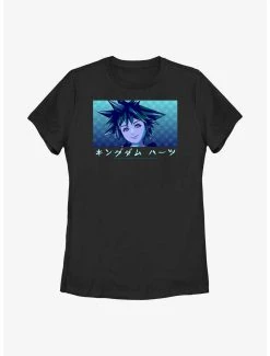 Gamer Kingdom Hearts Sora Portrait Womens T-Shirt